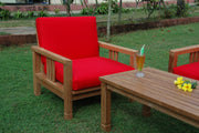 SouthBay Deep Seating Teak Outdoor Conversation Set - view 6