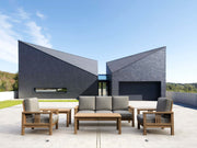 SouthBay Deep Seating Sofa Teak Outdoor Conversation Set - view 1