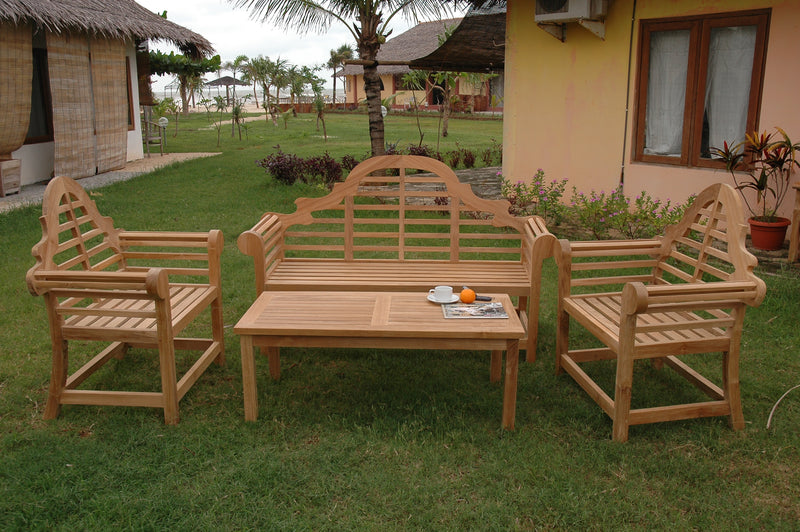 Marlborough Teak Outdoor Conversation Set - view 1