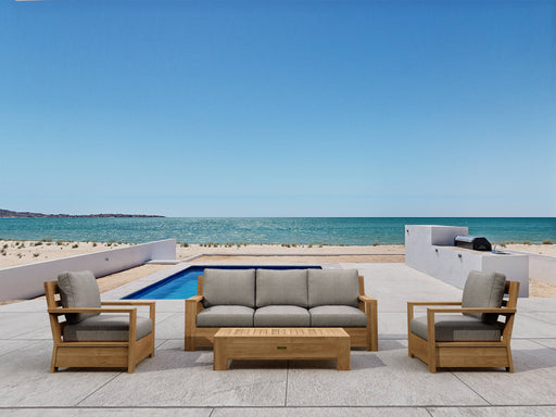 Madera Teak Outdoor Deep Seating Set - view 1
