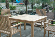 Windsor Wilshire Teak Outdoor Dining Set - view 4