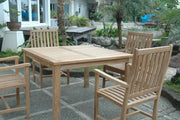 Windsor Wilshire Teak Outdoor Dining Set - view 3