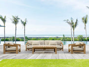Smyrna Teak Outdoor Deep Seating Set - view 1