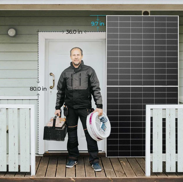 Renogy 590W N-Type Bifacial Monocrystalline Solar Panel