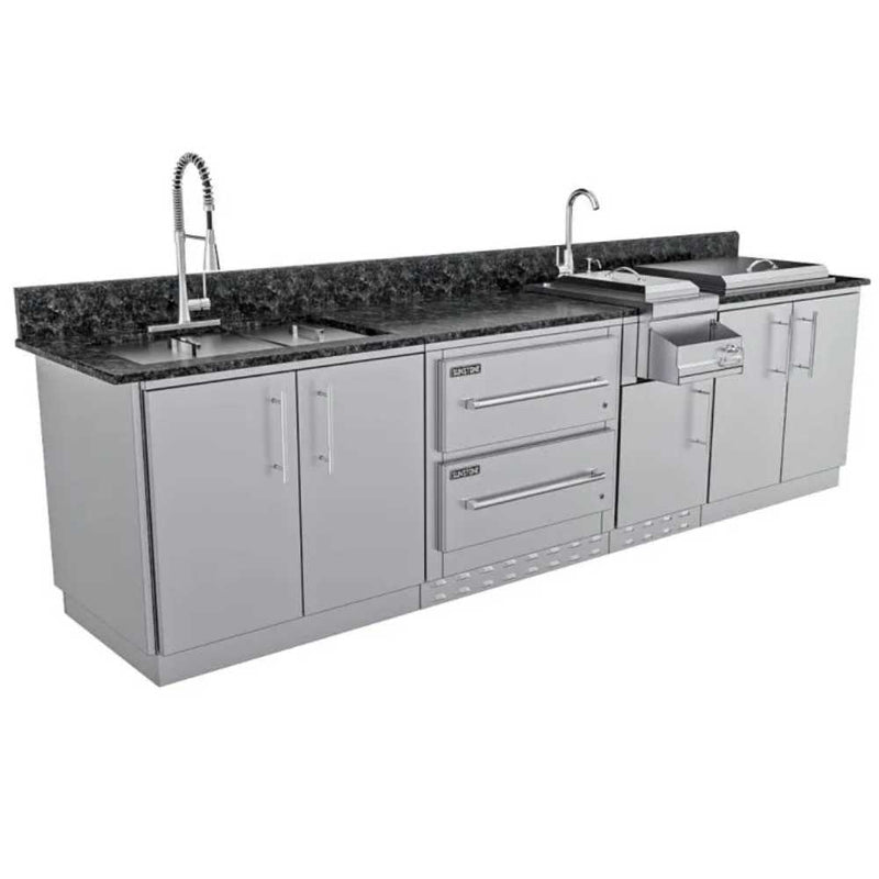 Sunstone THE GALLEY - side angle with countertop and faucets