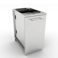 Sunstone 18" Trash Drawer Cabinet with Two Top-Loading Bins