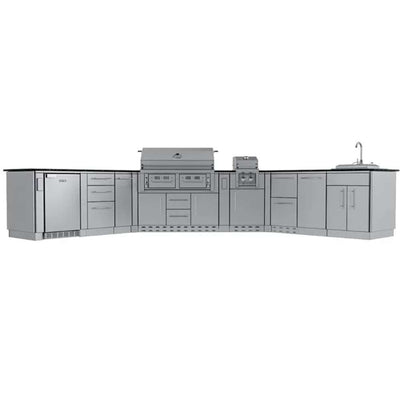 Sunstone THE BIG-TEXAN 21FT Outdoor Kitchen Island Package