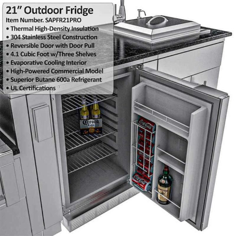 Sunstone THE FRENCH QUARTER - outdoor fridge