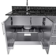 Sunstone THE GALLEY - sink cabinet with plumbing cutouts