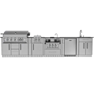Sunstone THE HILL COUNTRY 13'6" Outdoor Kitchen Island Package