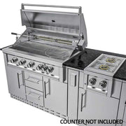 Sunstone THE HILL COUNTRY - main grill open with side burners
