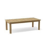 Chelsea Teak Outdoor Rectangular Dining Table Set - view 4