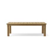 Chelsea Teak Outdoor Rectangular Dining Table Set - view 5