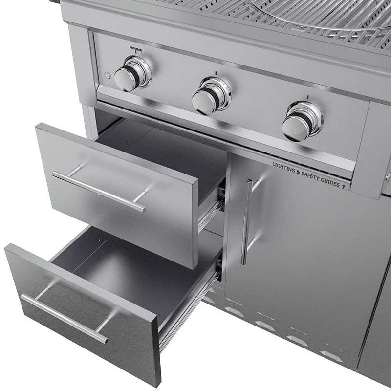 Sunstone THE BRAZOS - drawers under the grill
