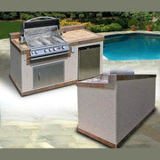 Cal Flame Costa Q PV6004 island detail