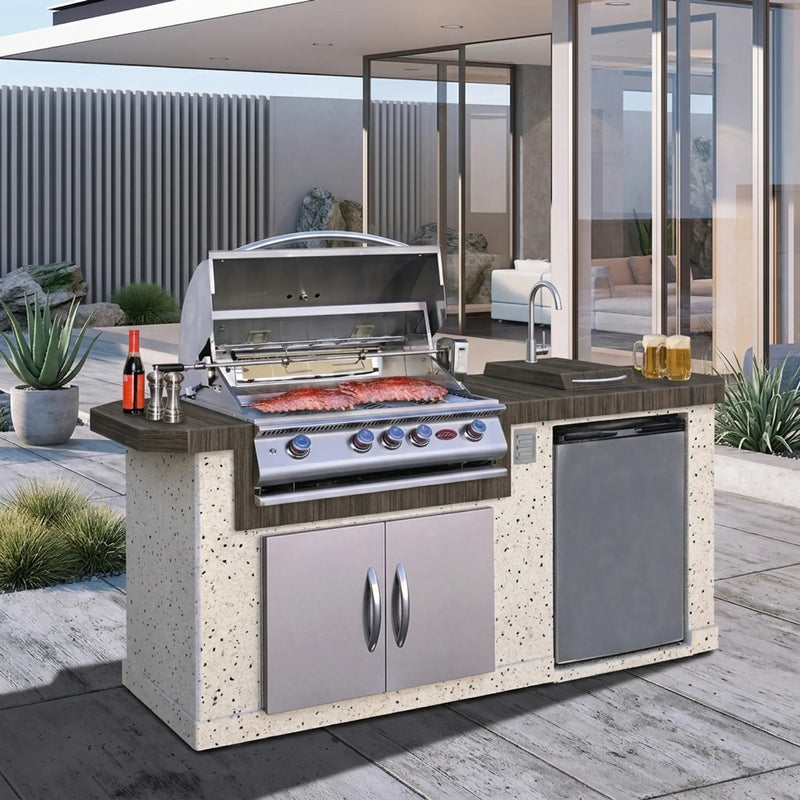 Cal Flame Pacifica Q 701 island, Pearl Haze finish
