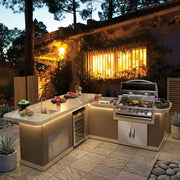 Cal Flame Carmel Q 870 island, Stony Creek finish